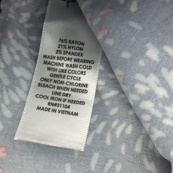 Kim Rogers Vibrant Blue and Red Patterned Mini Skort - Picture 3 of 6